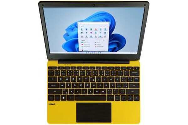 Laptop UMAX VisionBook 12WRX 11.6" Intel Celeron N4020 N4020 INTEL UHD 600 4GB 128GB SSD Windows 11 Professional żółty