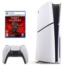 Konsola Sony PlayStation 5 Slim biało-czarny + Assassins Creed Shadows - Edycja Limitowana Gra PS5