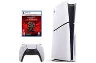 Konsola Sony PlayStation 5 Slim biało-czarny + Assassins Creed Shadows - Edycja Limitowana Gra PS5