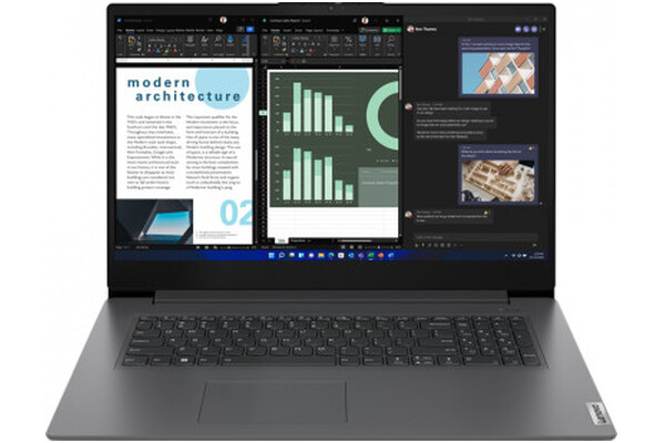 Laptop Lenovo V17 17.3" Intel Core i5 13420H INTEL UHD 16GB 512GB SSD Windows 11 Professional szary
