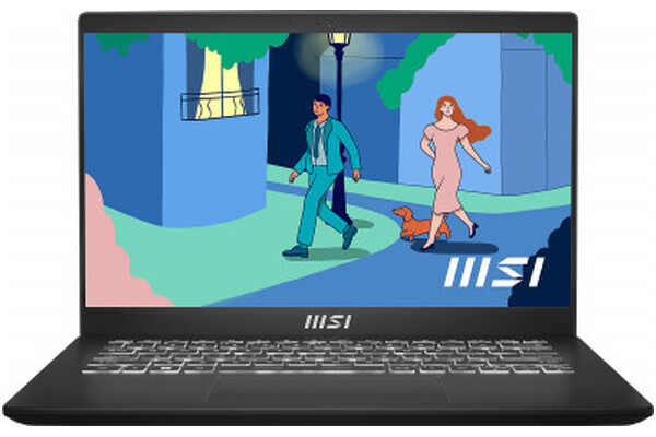 Laptop MSI Modern 14 14.0" Intel Core i5 1235U INTEL UHD 16GB 512GB SSD Windows 11 Home czarny