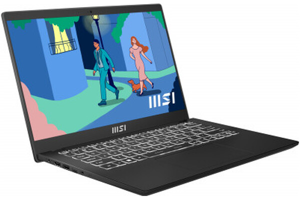 Laptop MSI Modern 14 14.0" Intel Core i5 1235U INTEL UHD 16GB 512GB SSD Windows 11 Home czarny
