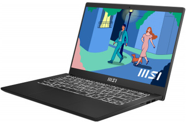 Laptop MSI Modern 14 14.0" Intel Core i5 1235U INTEL UHD 16GB 512GB SSD Windows 11 Home czarny