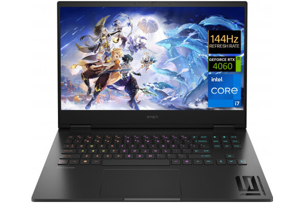 Laptop HP OMEN 16 16.1" Intel Core i7 13620H NVIDIA GeForce RTX 4060 16GB 512GB SSD Windows 11 Home czarny