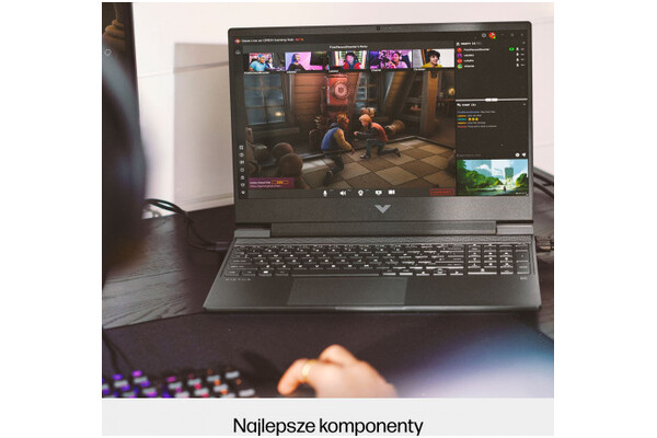 Laptop HP VICTUS 15 15.6" Intel Core i5 13420H NVIDIA GeForce RTX 4050 16GB 512GB SSD M.2 Windows 11 Home szary