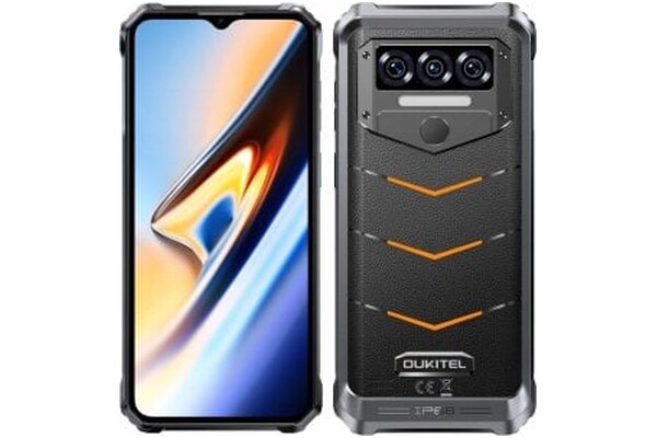 Smartfon OUKITEL WP 38 czarno-pomarańczowy 6.52" 6.0GB/256.0GB