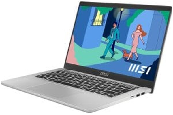 Laptop MSI Modern 14 14.0" AMD Ryzen 5 7530U AMD Radeon RX Vega 7 16GB 512GB SSD M.2 Windows 11 Home srebrny