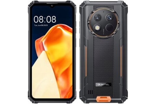 Smartfon OUKITEL WP 28 czarno-pomarańczowy 6.52" 4.0GB/128.0GB