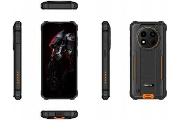 Smartfon OUKITEL WP 28 czarno-pomarańczowy 6.52" 4.0GB/128.0GB