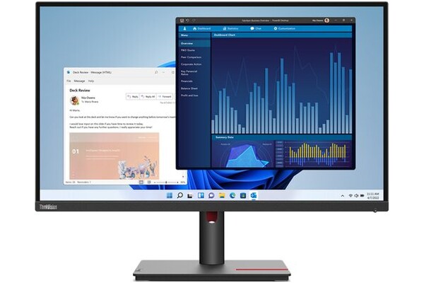 Monitor 27.0" Lenovo ThinkVision T27p-30 czarny