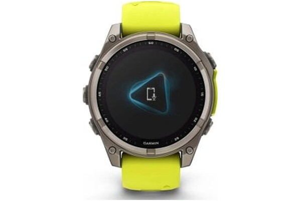Smartwatch Garmin Fenix 8 Sapphire Solar 1.30" żółty