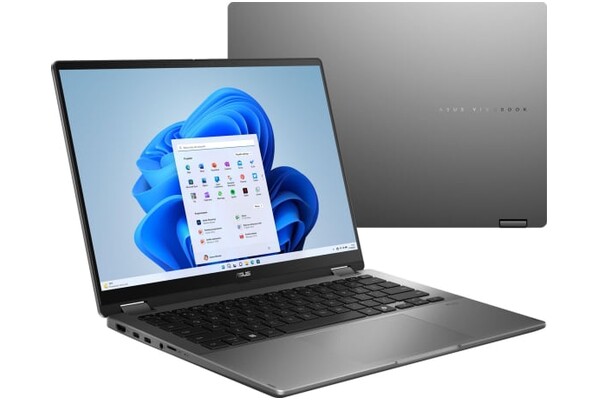 Laptop ASUS Vivobook 14 14.0" Intel Core Ultra 5 226V Intel Arc 130V 16GB 1024GB SSD M.2 Windows 11 Home szary