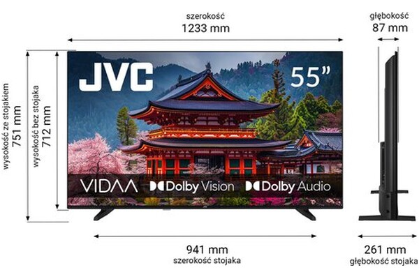 Telewizor JVC LT55VD3500 55" 4K Ultra HD