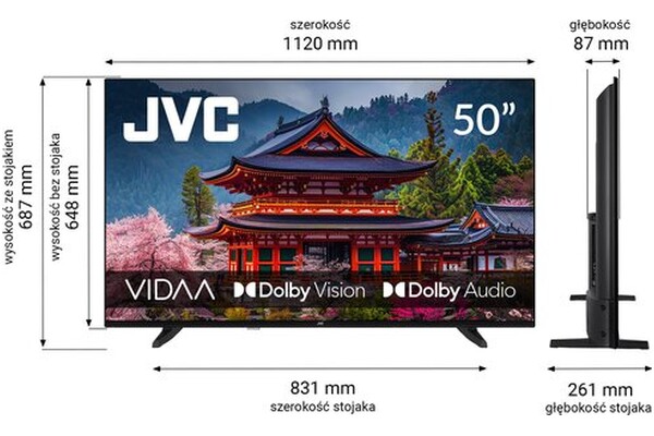 Telewizor JVC LT50VD3500 50" 4K Ultra HD