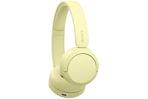 Słuchawki Sony WHCH520 Nauszne Bezprzewodowe żółty