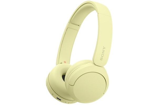 Słuchawki Sony WHCH520 Nauszne Bezprzewodowe żółty