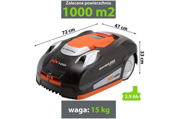 Robot koszący Yard Force RNX100I