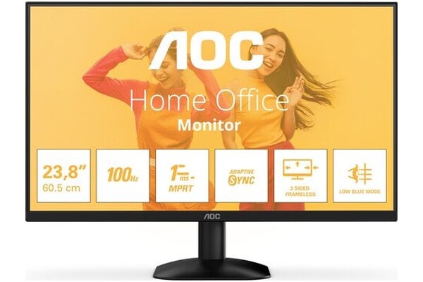 Monitor 23.8" AOC 24B35HM2 czarny