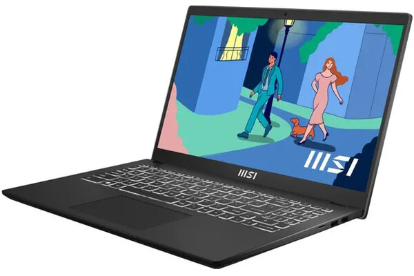 Laptop MSI Modern 15 15.6" AMD Ryzen 5 7530U Zintegrowana 16GB 512GB SSD Windows 11 czarny