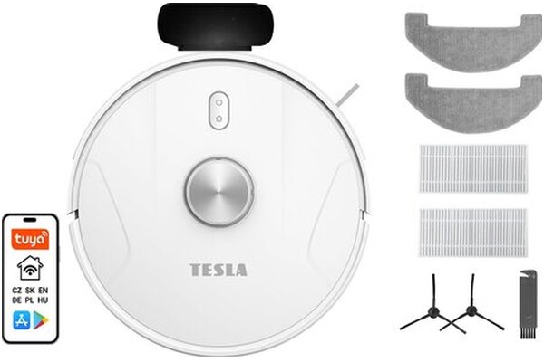 Odkurzacz TESLA IQ700 RoboStar robot sprzątający z pojemnikiem biały