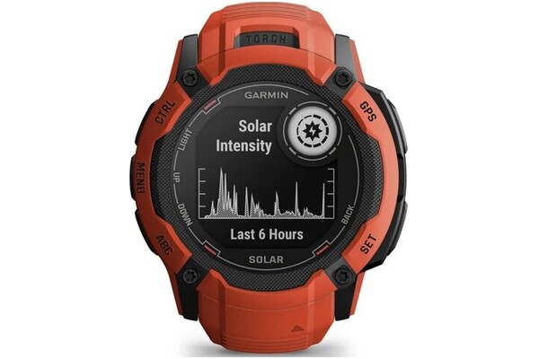 Smartwatch Garmin Instinct 2X Solar 1.10" czerwony