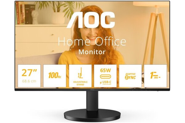 Monitor 27.0" AOC Q27B3CF2 czarny