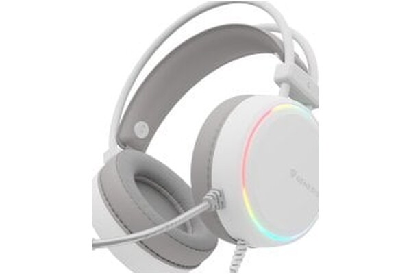 Słuchawki Genesis NSG2308 Neon 613 Nauszne Przewodowe biały