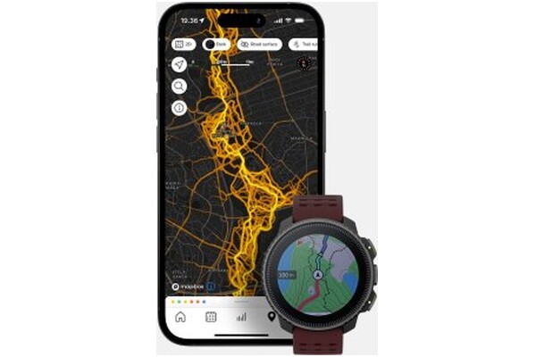 Smartwatch Suunto Vertical 1.40" bordowy