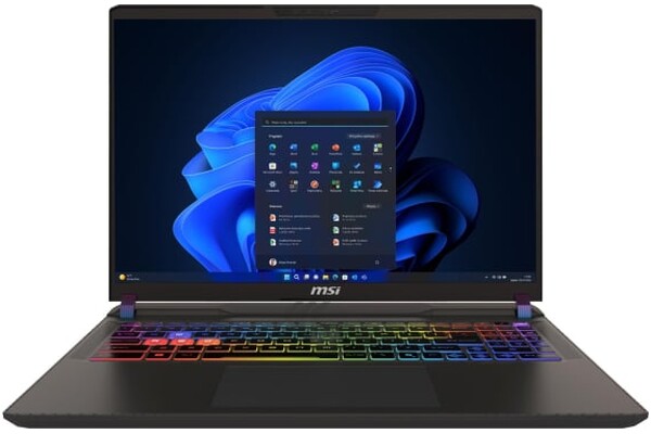 Laptop MSI Vector 16 16.0" Intel Core Ultra 9 275HX NVIDIA GeForce RTX 5070 Ti 32GB 1024GB SSD M.2 Windows 11 Home szary