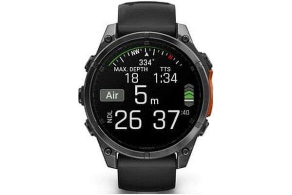 Smartwatch Garmin Fenix 8 1.40" czarny