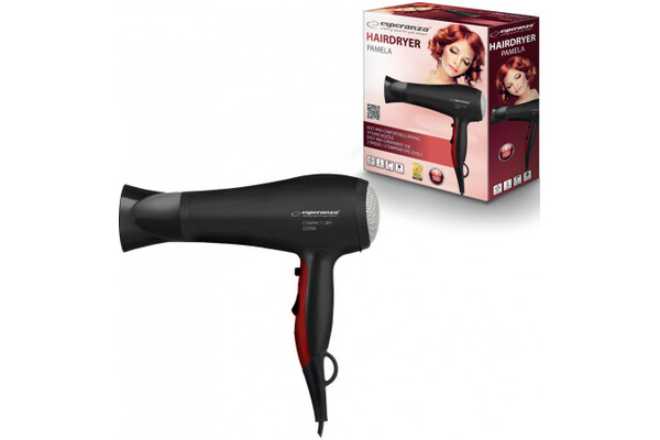 Suszarka Esperanza EBH004K Pamela 2200W kolor czarny