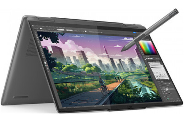 Laptop Lenovo Yoga 7 14.0" AMD Ryzen 5 8640HS AMD Radeon 760M 16GB 512GB SSD Windows 11 Home szary