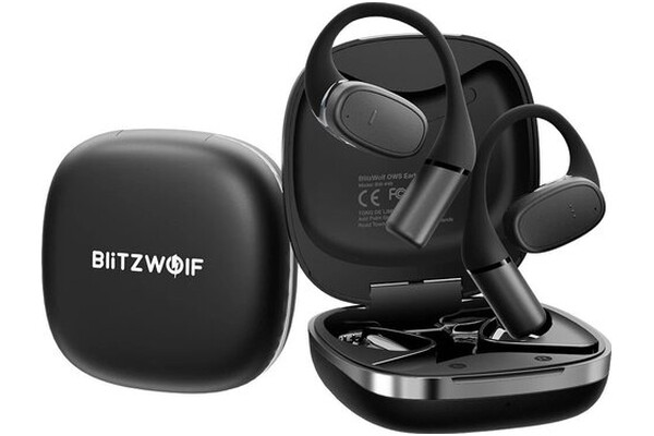 Słuchawki BlitzWolf BWV49 przewodnictwo powietrzne Bezprzewodowe czarny