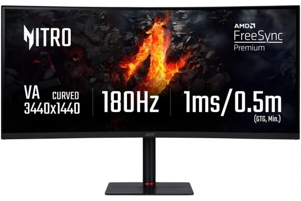Monitor 34.0" ACER XV345CURV3BMIPHUZX czarny