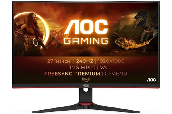 Monitor 27.0" AOC G2 C27G2ZE czarno-czerwony