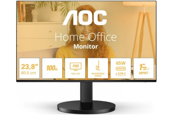 Monitor 24.0" AOC 24B3CF2 czarny