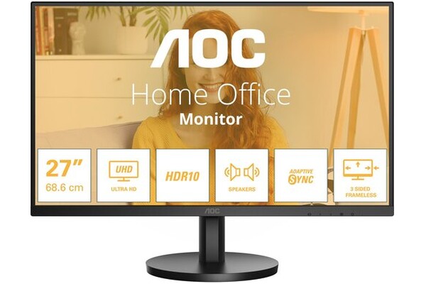 Monitor 27.0" AOC U27B3A czarny