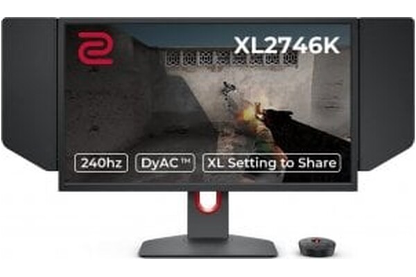 Monitor 27.0" BenQ ZOWIE XL2746K czarno-czerwony