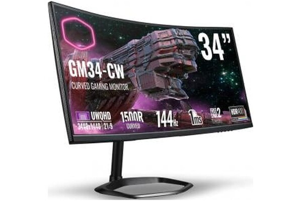 Monitor 34.0" COOLER MASTER GM34-CW czarny