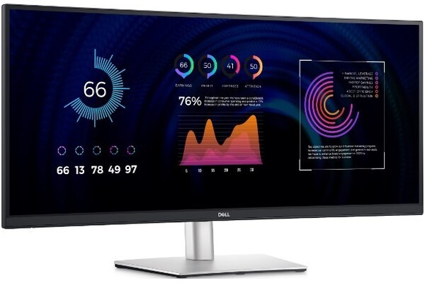 Monitor 34.0" DELL P3424WE czarno-srebrny