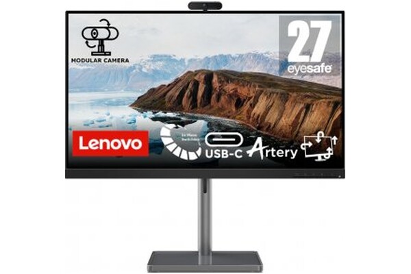 Monitor 27.0" Lenovo L27m-30 czarno-srebrny