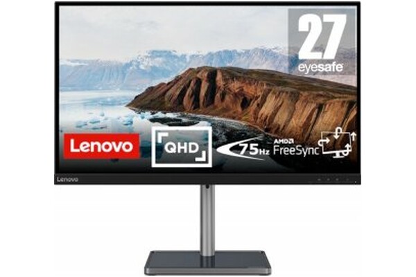 Monitor 27.0" Lenovo L27q-38 czarno-srebrny