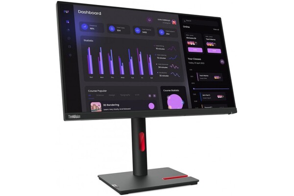 Monitor 24.0" Lenovo ThinkVision T24i-30 czarny
