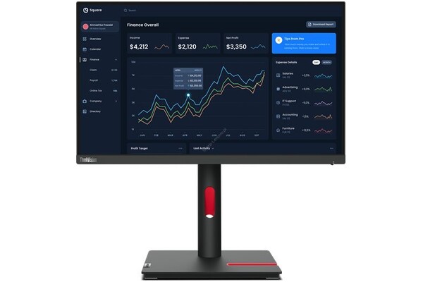 Monitor 23.0" Lenovo ThinkVision T23i-30 czarny