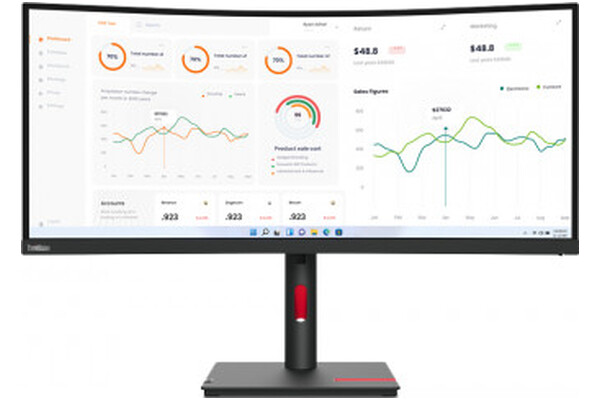 Monitor 34.0" Lenovo ThinkVision T34w-30