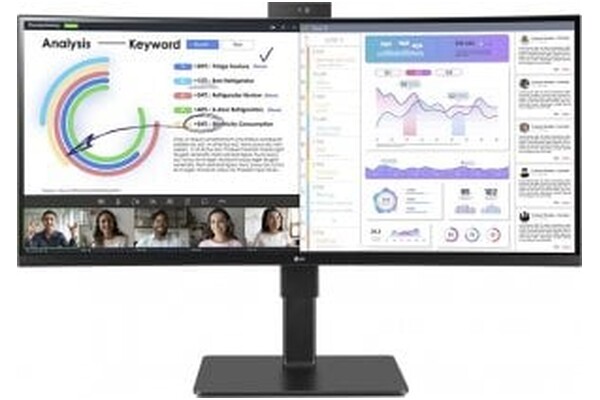 Monitor 34.0" LG UltraWide 34BQ77 czarny