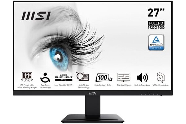 Monitor 27.0" MSI Pro Pro MP273A czarny