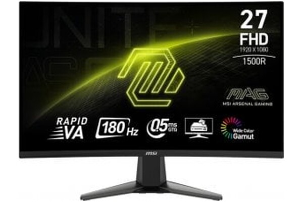 Monitor 27.0" MSI MAG MAG 27C6F czarny