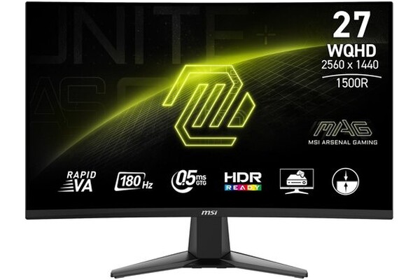 Monitor 27.0" MSI MAG MAG 27CQ6F czarny