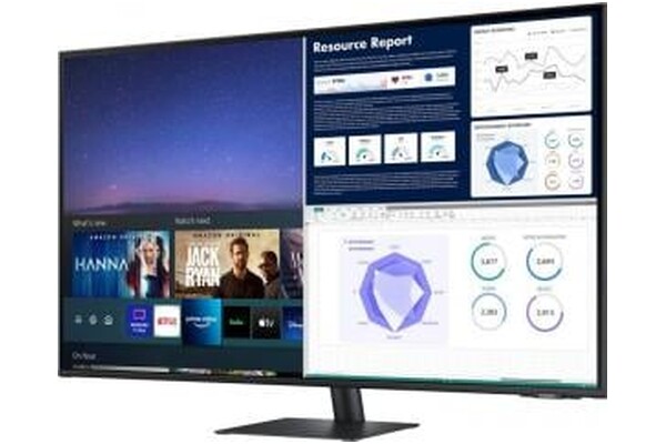 Monitor 43.0" Samsung LS43AM704UUXEN czarny